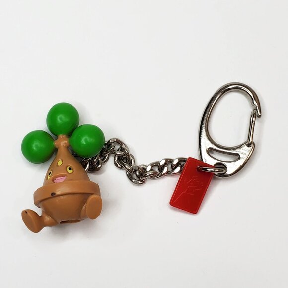 Pokemon Nintendo Bonsly Keychain Zipper Pull Bag Clip 2007 - Picture 4 of 4